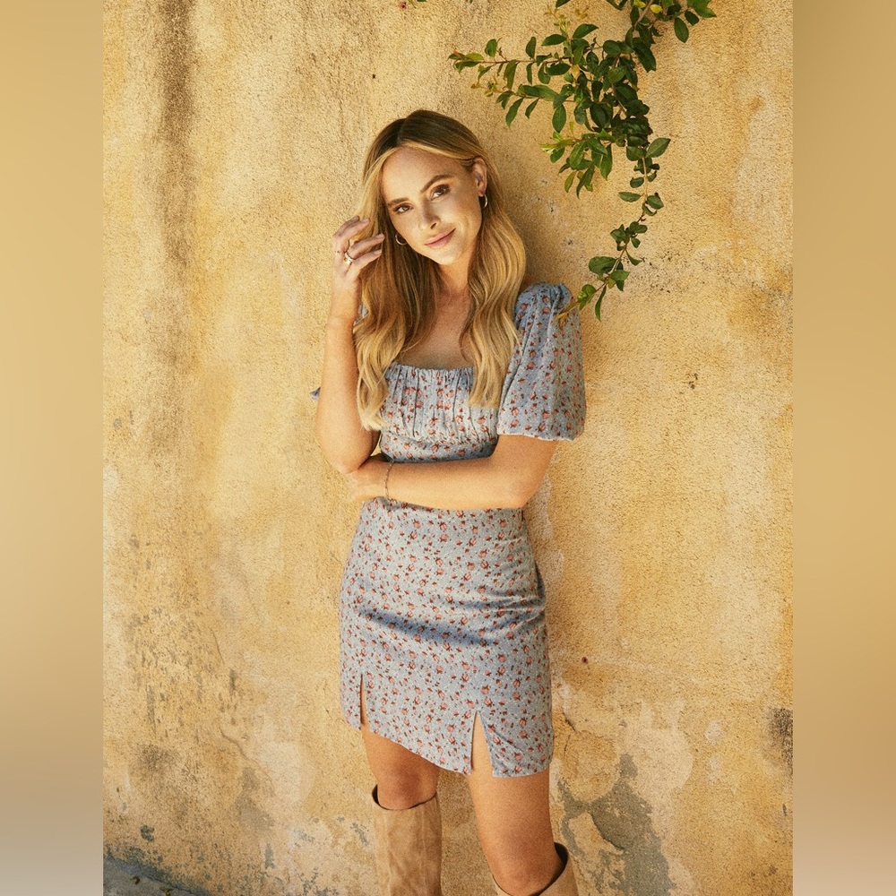 Lani the Label Felicity Dress - Light Blue Floral